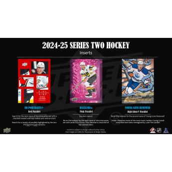 NHL cutii Cărți de hochei NHL 2024-25 Upper Deck Series 2 Hobby Box
