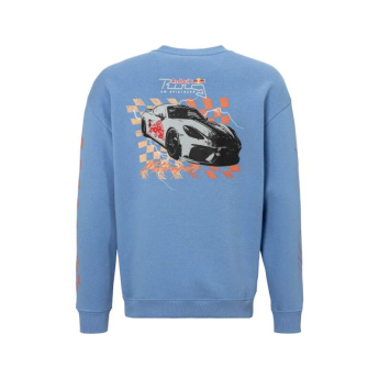 Red Bull Racing tricou de bărbați Porsche blue 2025