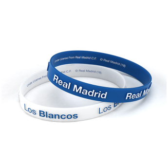 Real Madrid brățară de cauciuc pentru copii 2pack Classic
