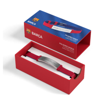 FC Barcelona brătară din silicon fashion red