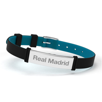 Real Madrid brătară din silicon fashion black
