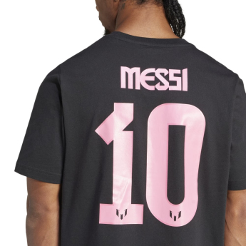 Lionel Messi tricou de bărbați MESSI Name and number black