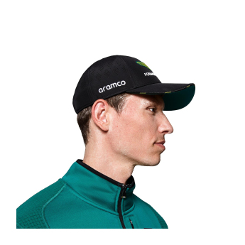 Aston Martin șapcă de baseball official Teamline Replica black F1 Team 2025