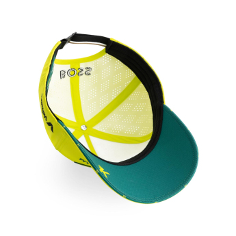 Aston Martin șapcă de baseball Alonso official Teamline Replica yellow F1 Team 2025