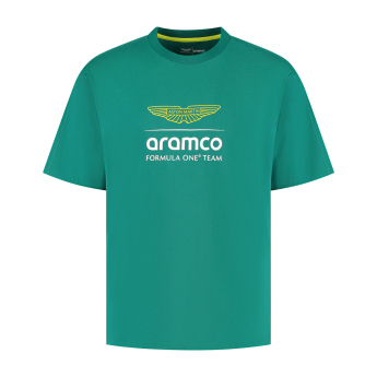 Aston Martin tricou de bărbați Large Logo green F1 Team 2025