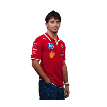 Ferrari tricou polo China GP official Teamline Replica F1 Team 2025
