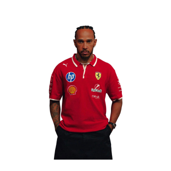 Ferrari tricou polo China GP official Teamline Replica F1 Team 2025