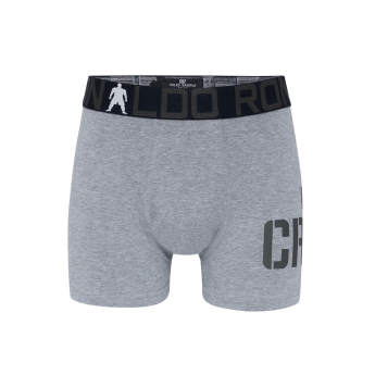Cristiano Ronaldo boxeri de copii 2pack CR7 Bamboo black-grey