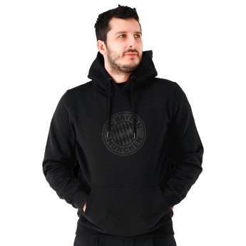 Bayern München hanorac de bărbați cu glugă Essential fullblack