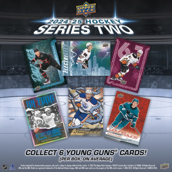 NHL cutii Cărți de hochei NHL 2024-25 Upper Deck Series 2 Blaster Box