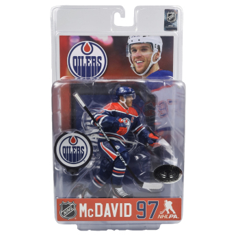Edmonton Oilers figurină Connor McDavid #97 SportsPicks Platinum Edition