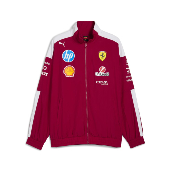 Ferrari tricou de bărbați Drivers T7 official Teamline Replica red F1 Team 2025
