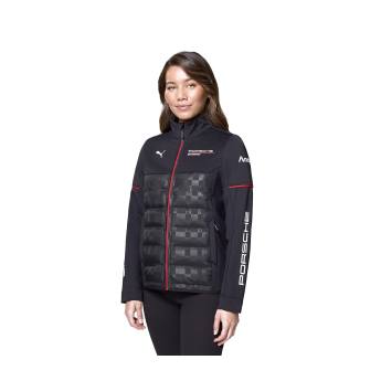 Porsche Motorsport geacă de damă Hybrid official Teamline Replica black 2025