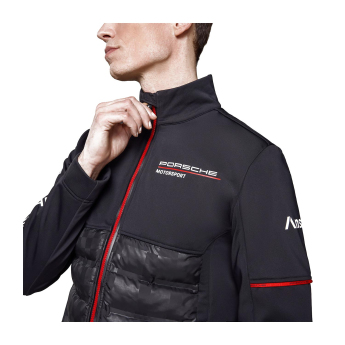 Porsche Motorsport geacă de bărbați Hybrid official Teamline Replica black 2025