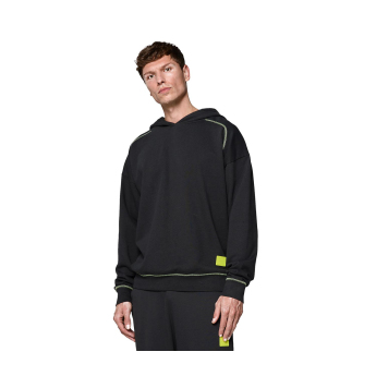 Aston Martin hanorac de bărbați cu glugă Hoody black F1 Team 2025