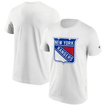 New York Rangers tricou de bărbați Primary Logo Graphic T-Shirt white