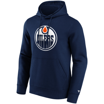Edmonton Oilers hanorac de bărbați cu glugă Primary Logo Graphic Hoodie navy
