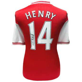 Legende tricou de fotbal Henry 1985 Centenary Retro Signed Shirt