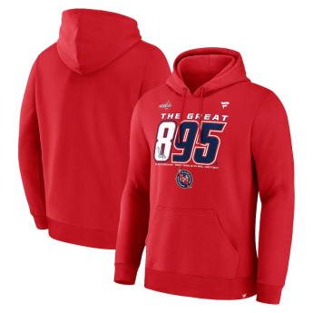 Washington Capitals hanorac de bărbați cu glugă Alex Ovechkin #8 The GR8 Chase The Great 895
