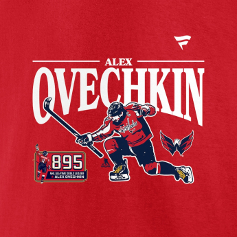 Washington Capitals tricou de bărbați Alex Ovechkin #8  The GR8 Chase Celebration red