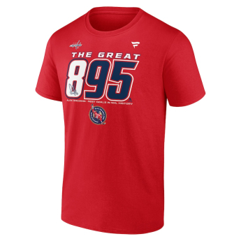 Washington Capitals tricou de bărbați Alex Ovechkin #8 The GR8 Chase Scorer 895 red