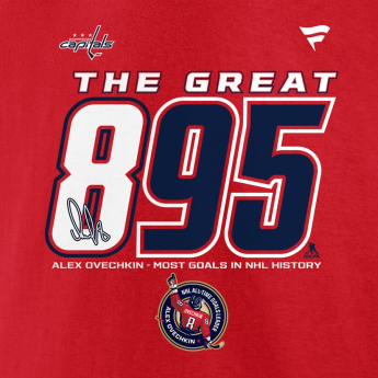 Washington Capitals tricou de bărbați Alex Ovechkin #8 The GR8 Chase Scorer 895 red