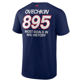 Washington Capitals tricou de bărbați Alex Ovechkin #8 Washington Capitals The GR8 Chase Scorer Name & Number
