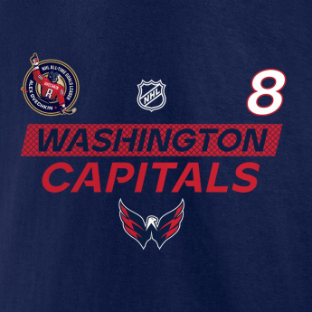 Washington Capitals tricou de bărbați Alex Ovechkin #8 Washington Capitals The GR8 Chase Scorer Name & Number