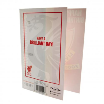 FC Liverpool urări pentru ziua de naștere red cards