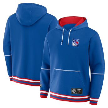 New York Rangers hanorac de bărbați cu glugă Foundation blue