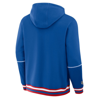 New York Rangers hanorac de bărbați cu glugă Foundation blue