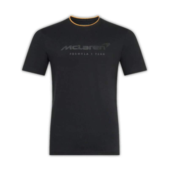Mclaren Honda tricou de bărbați Essentials black F1 Team 2025