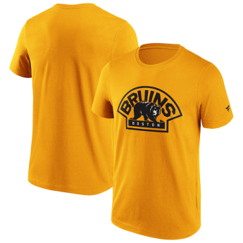 Boston Bruins tricou de bărbați Primary Logo Graphic yellow