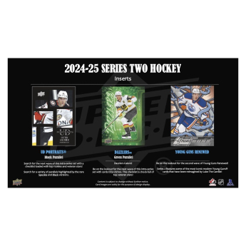 NHL cutii Cărți de hochei NHL 2024-25 Upper Deck Series 2 Tin Box
