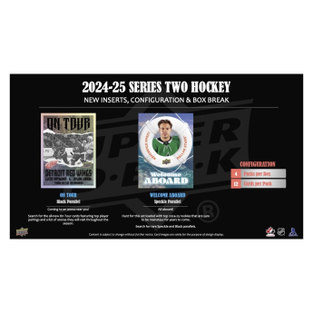 NHL cutii Cărți de hochei NHL 2024-25 Upper Deck Series 2 Tin Box