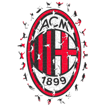 AC Milan puzzle din lemn Crest 150 pcs