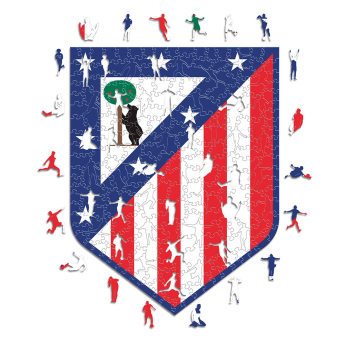 Atletico Madrid puzzle din lemn Crest 150 pcs