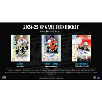 NHL cutii Cărți de hochei NHL 2024-25 Upper Deck SP Game Used Hobby Box