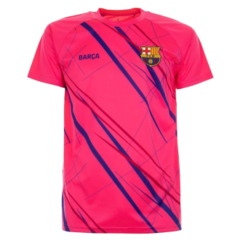 FC Barcelona tricou de fotbal pentru copii Lined fucsia