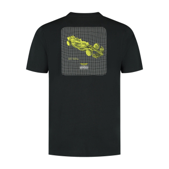 Aston Martin tricou de bărbați Wireframe Graphic black F1 Team 2025