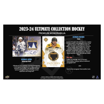 NHL cutii Cărți de hochei NHL 2023-24 Upper Deck Ultimate Hobby Box