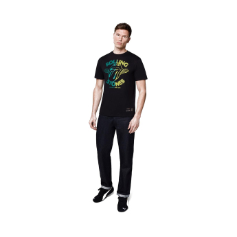 Aston Martin tricou de bărbați Rolling Stones black F1 Team 2025