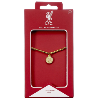 FC Liverpool brăţară Gold Finish Bead