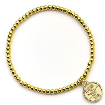 FC Arsenal brăţară Gold Finish Bead