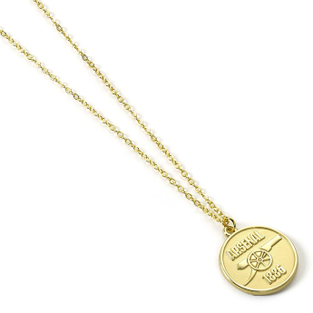 FC Arsenal colier Gold Finish Crest Necklace