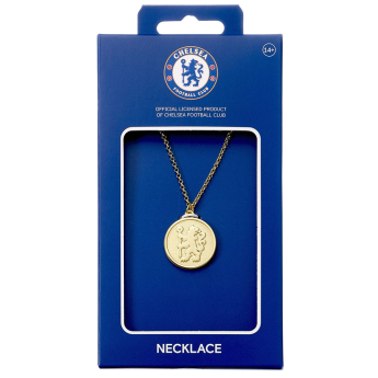 FC Chelsea colier Gold Finish Crest Necklace