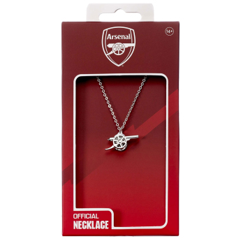 FC Arsenal colier Silver Finish Cannon Necklace