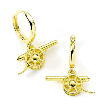 FC Arsenal cercei Gold Finish Cannon Hoop