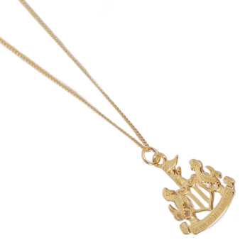Newcastle United colier 18ct Gold Plated on Silver