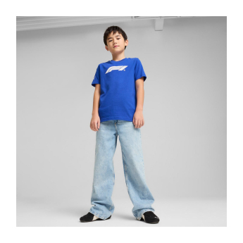 Formula 1 tricou de copii Logo blue F1 Team 2025